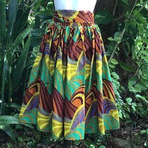 Cotton African pattern Skirt